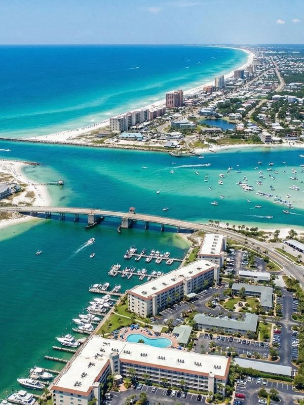 Destin aerial view